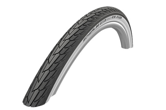 Покришка 28x1.75 (47-622) Schwalbe ROAD CRUISER K-Guard B / W HS484 GREEN, 50EPI фото 