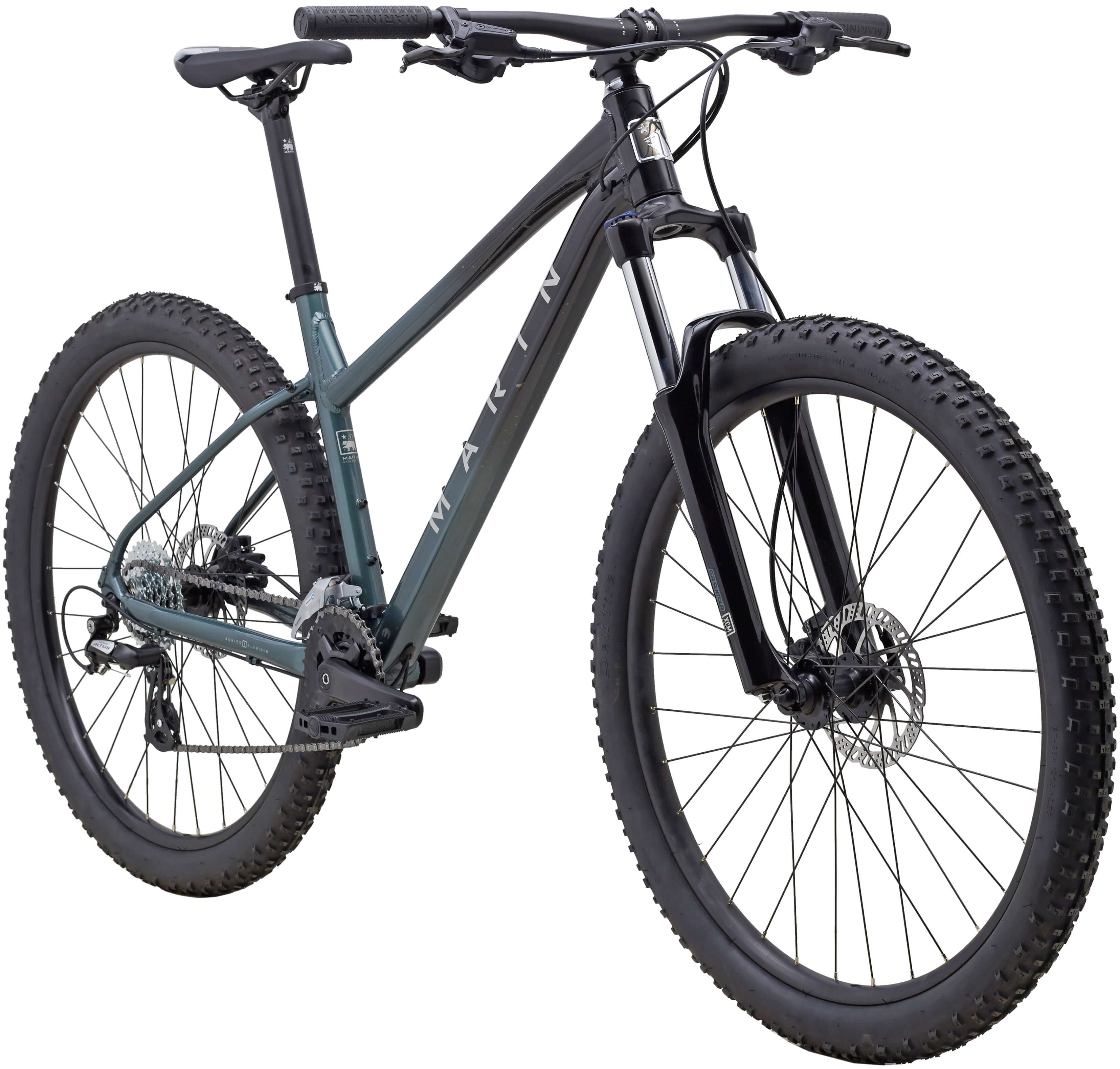 Велосипед 27,5" Marin WILDCAT TRAIL WFG 3 рама - XS 2024 BLACK фото 2