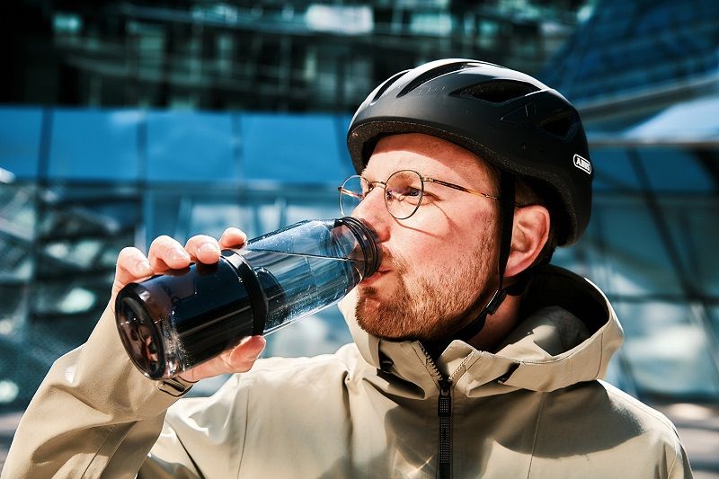 Фляга 0,7 Fidlock TWIST BOTTLE 700 LIFE + BIKE BASE, прозрачный/черный фото 4