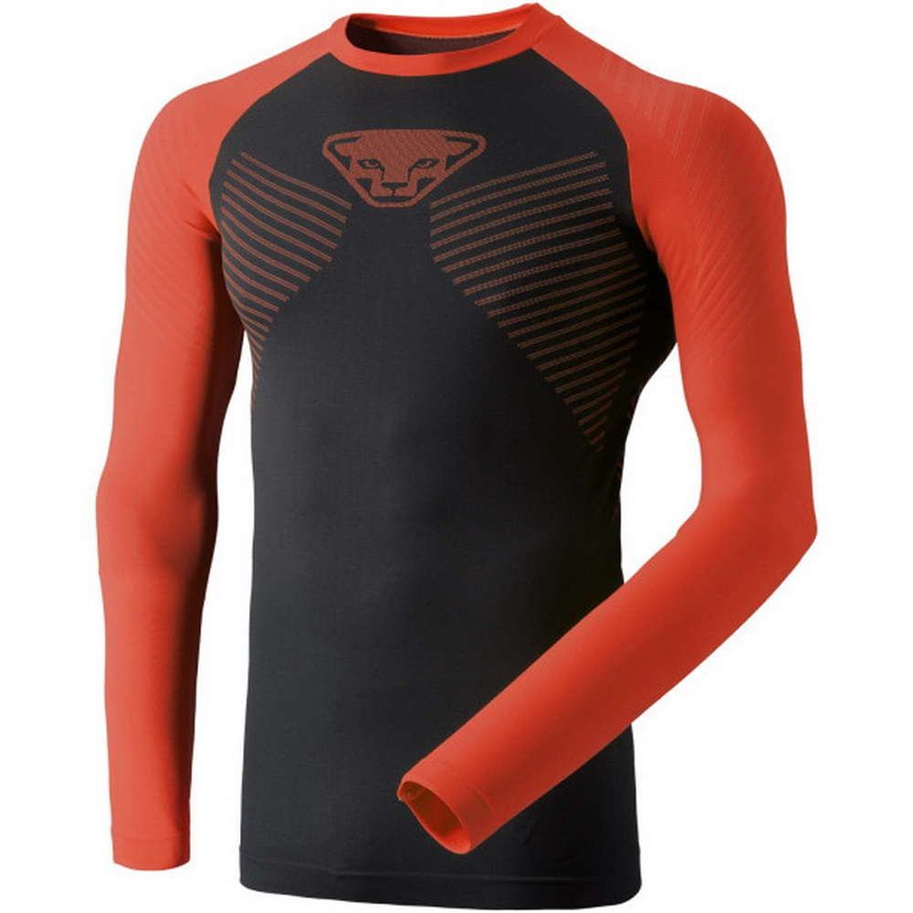 Термофутболка Dynafit SPEED DRYARN M L/S TEE 71056 4491 чоловіча, розмір 46/S, помаранчева фото 