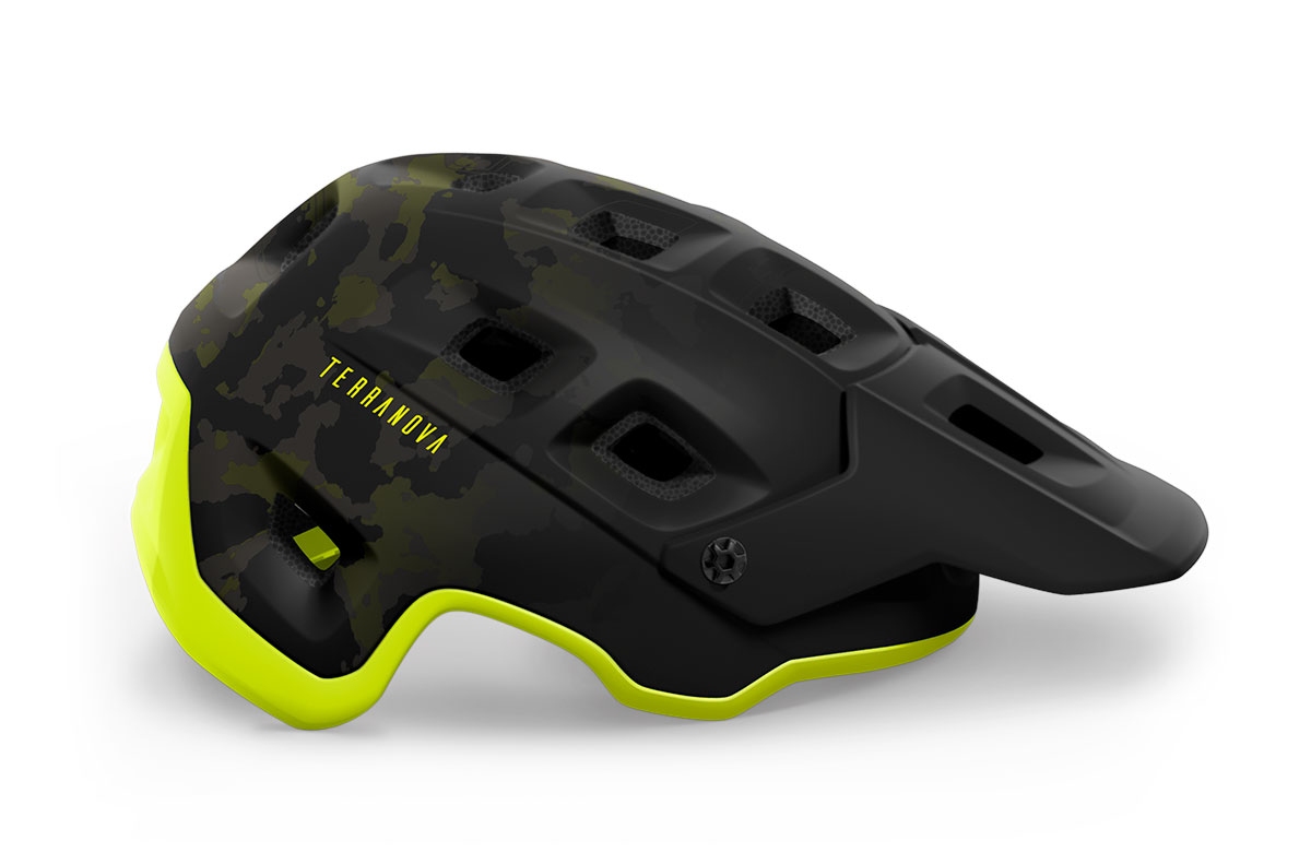 Шлем Met TERRANOVA MIPS CE размер M (56-58), camo lime green matt, камуфляж зеленый лайм матовый фото 3