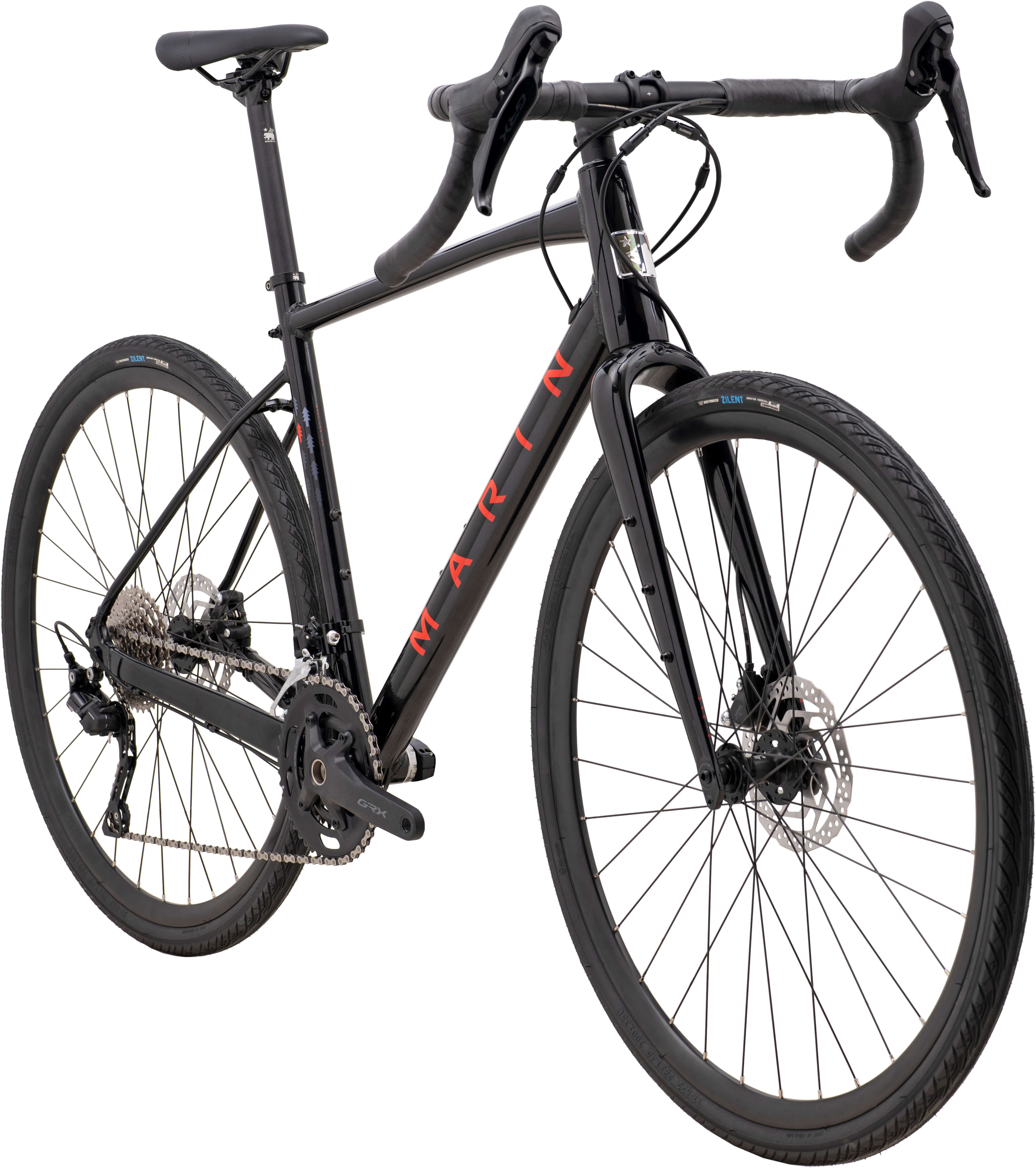 Велосипед 28" Marin Gestalt 2 рама - 54см Gloss Black/Red A5 фото 2