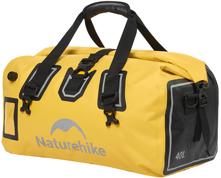 Сумка дорожня водонепроникна Naturehike CNK2450XB015, 40 л, жовта фото 