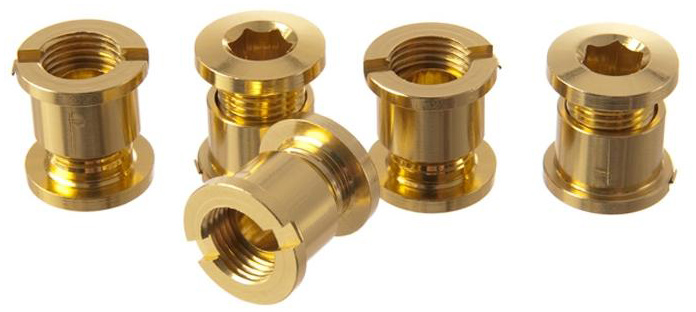 Бонки в шатун 7075 Alloy Anod. Gold (5шт) SUN RACE фото 