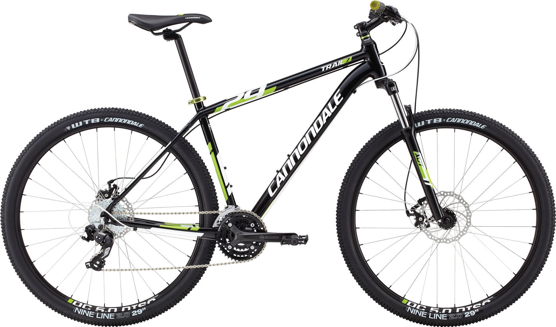 Велосипед 27,5 "Cannondale TRAIL 7 рама - XS 2015 чорний фото 