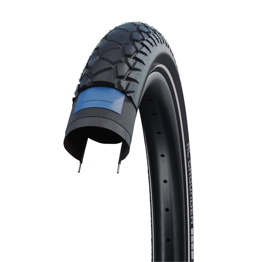 Покришка 27.5x2.35 (60-584) SCHWALBE AL GROUNDER Perf, DD, RaceGuard, B/B-SK+RT HS611 ADDIX 67EPI 39B фото 3