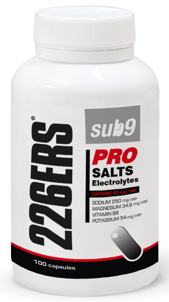 Солевые таблетки 226ERS Sub9 Pro Electrolytes c кофеином 100капсул/уп фото 
