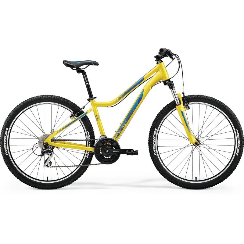 Велосипед 26" Merida Juliet 6.20-V рама 15" желто-голубой 2018 фото 