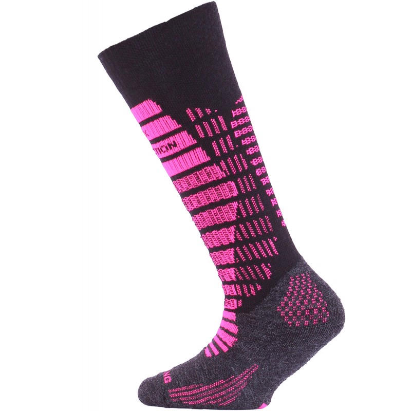 Термошкарпетки Lasting лижі SJR 904 дитячі, розмір XXS, чорні/рожеві