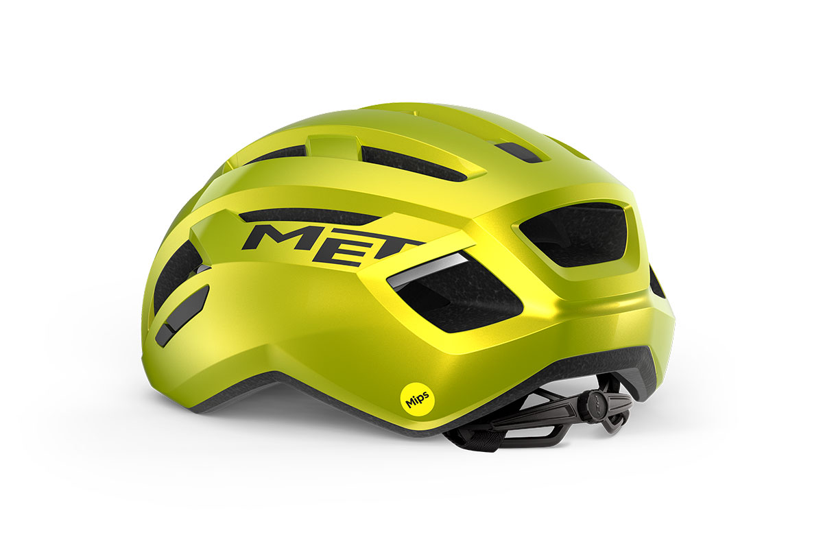 Шлем Met VINCI MIPS CE размер L (58-61), lime yellow metallic/glossy, желтый металлик глянцевый фото 3