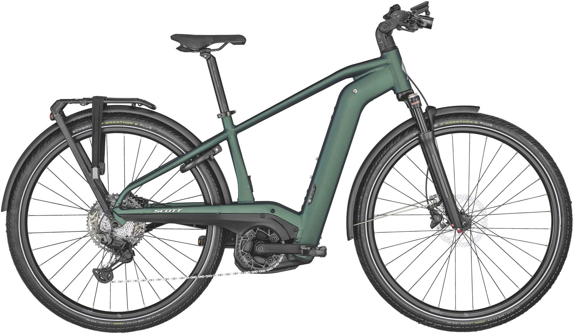 Электровелосипед 28" Scott SUB eRIDE EVO Men рама - XL 2022 Green фото 