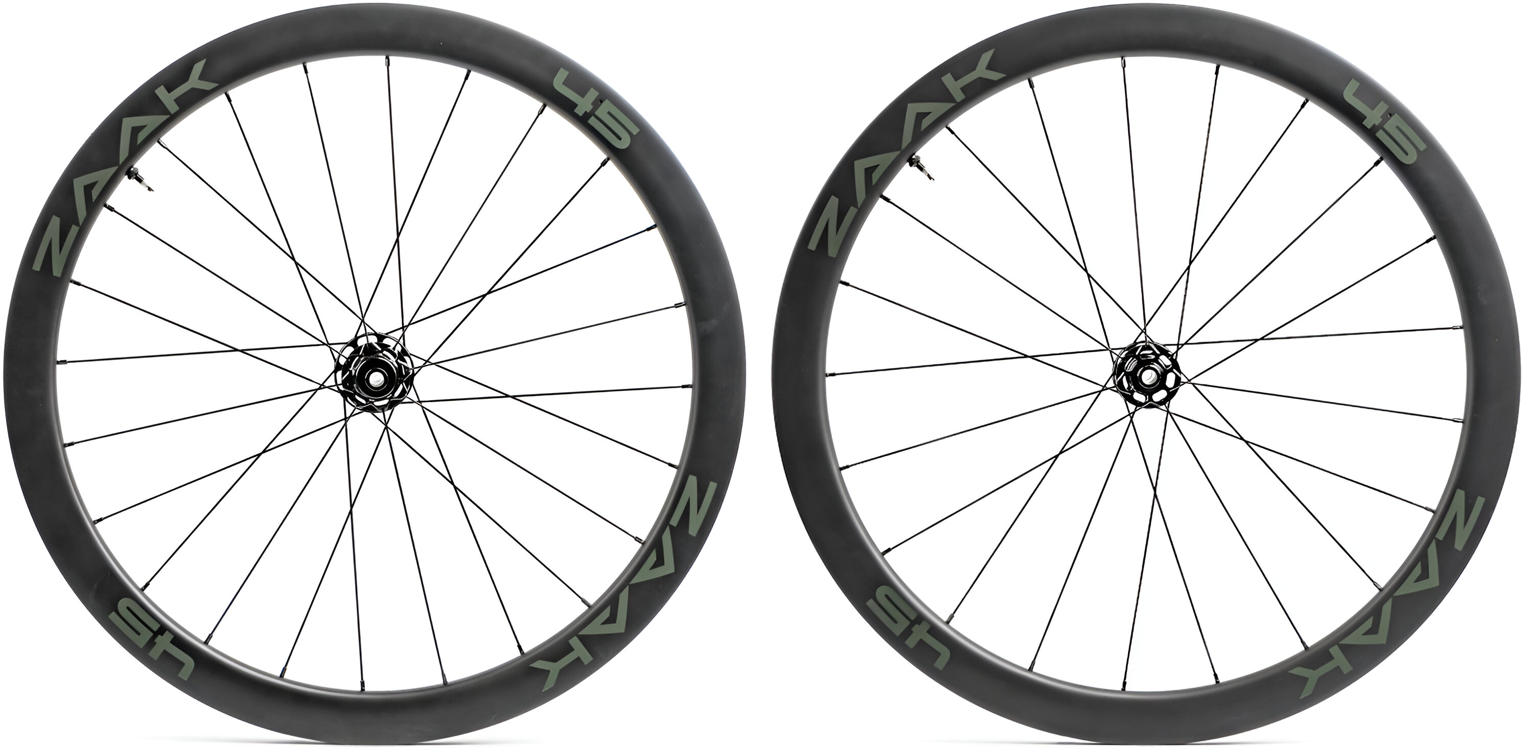 Колесо пер. + задн. 700C ZAAK Road Disc HG11/12s 12-100/12-142 Carbon 45mm Clincher/Tubeless CenterLock фото 