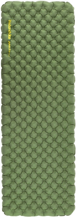 Килимок надувний Naturehike CNK2450WS014, 186х58х8 см, зелений фото 