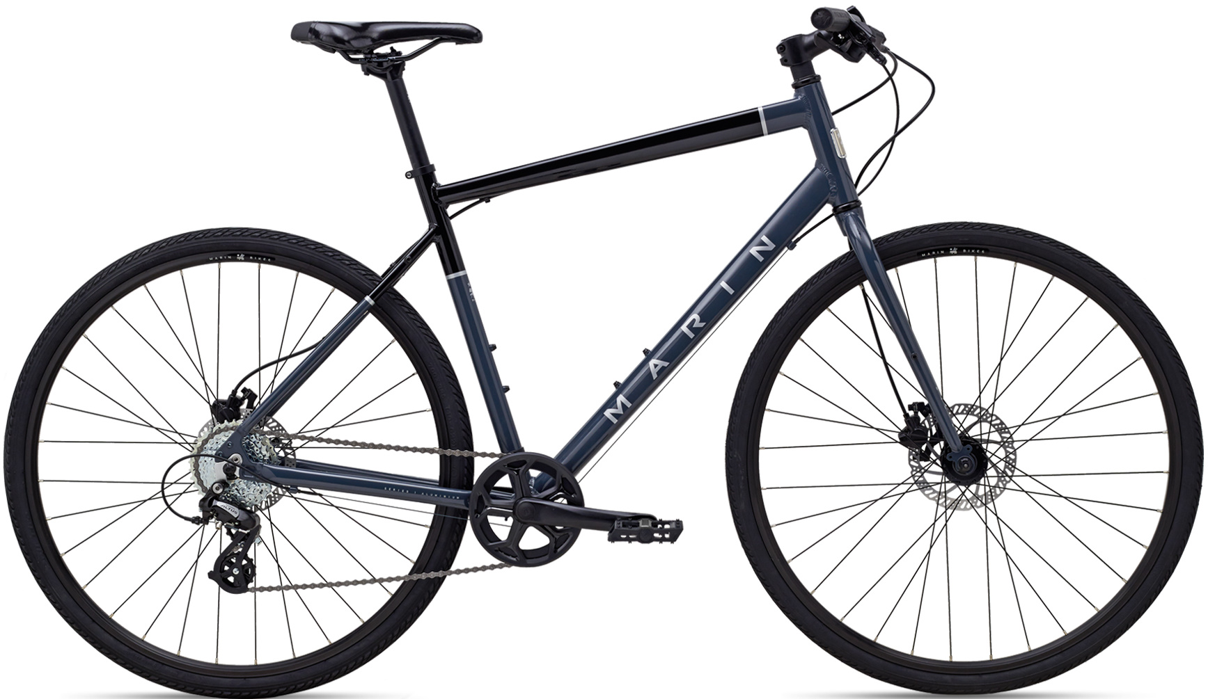 Велосипед 28" Marin PRESIDIO 1 рама - XL Gloss Black/Grey A3 фото 1