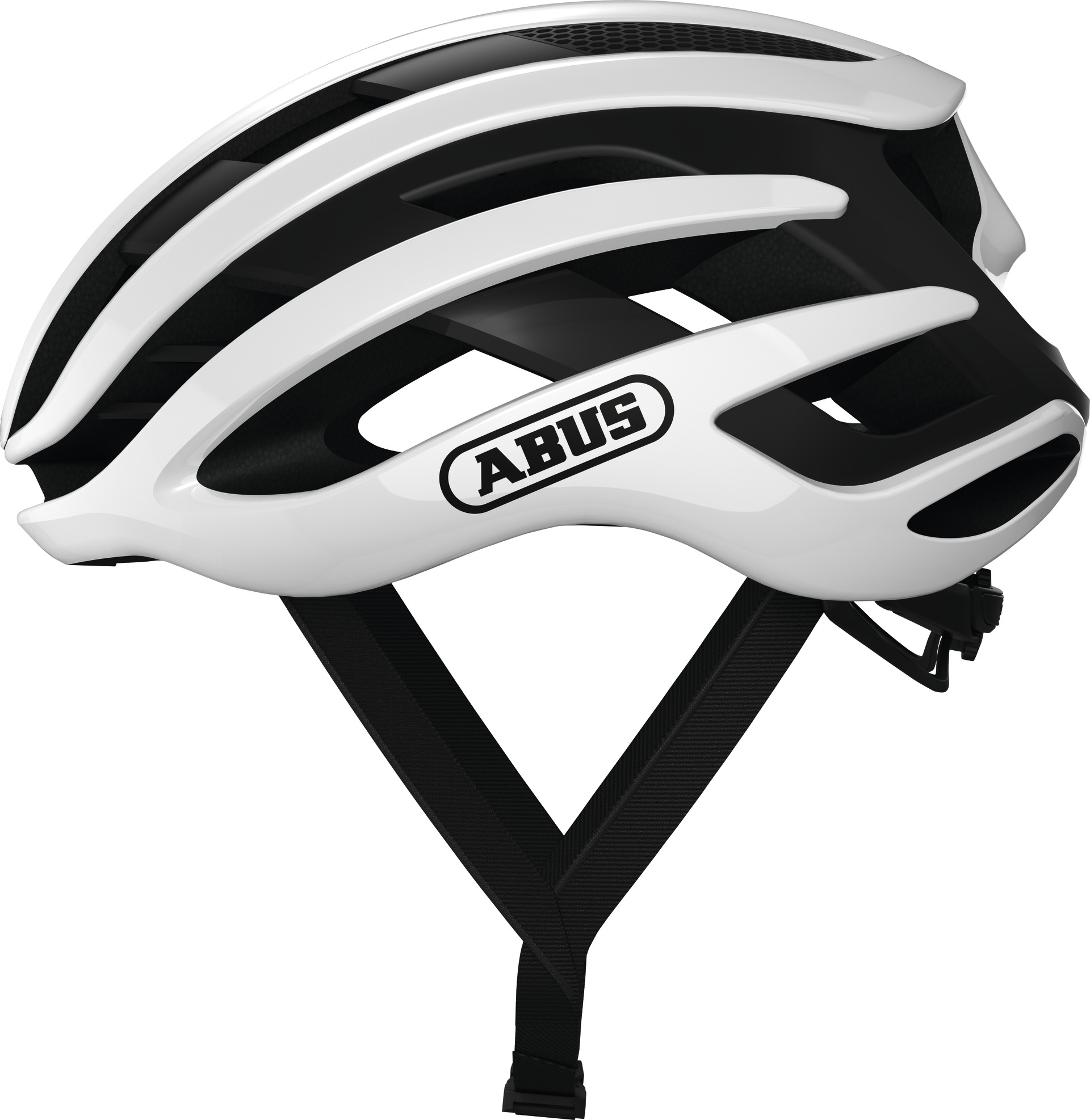 Шлем ABUS AIRBREAKER, размер S (51-55 см), Polar White,бело-черный фото 