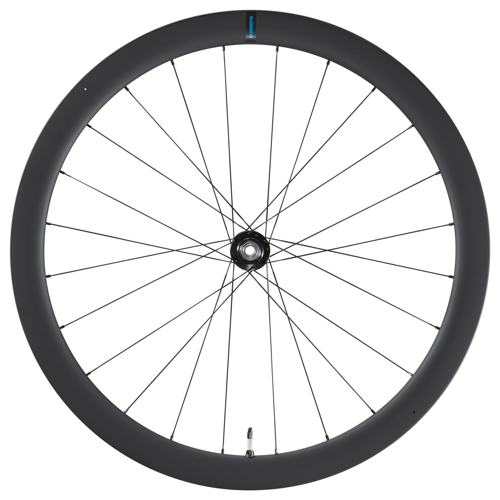 Колесо пер. 700C Shimano WH-RS710-C46-TL, 24 отв., F:12 мм E-THRU, OLD:100 мм, бескамерное, Center Lock фото 
