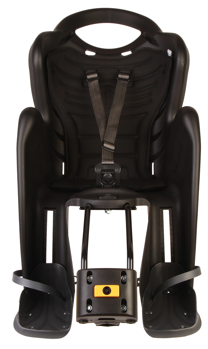 Сидіння задн. Bellelli Mr Fox Standart B-fix до 22 кг, чорне фото 2