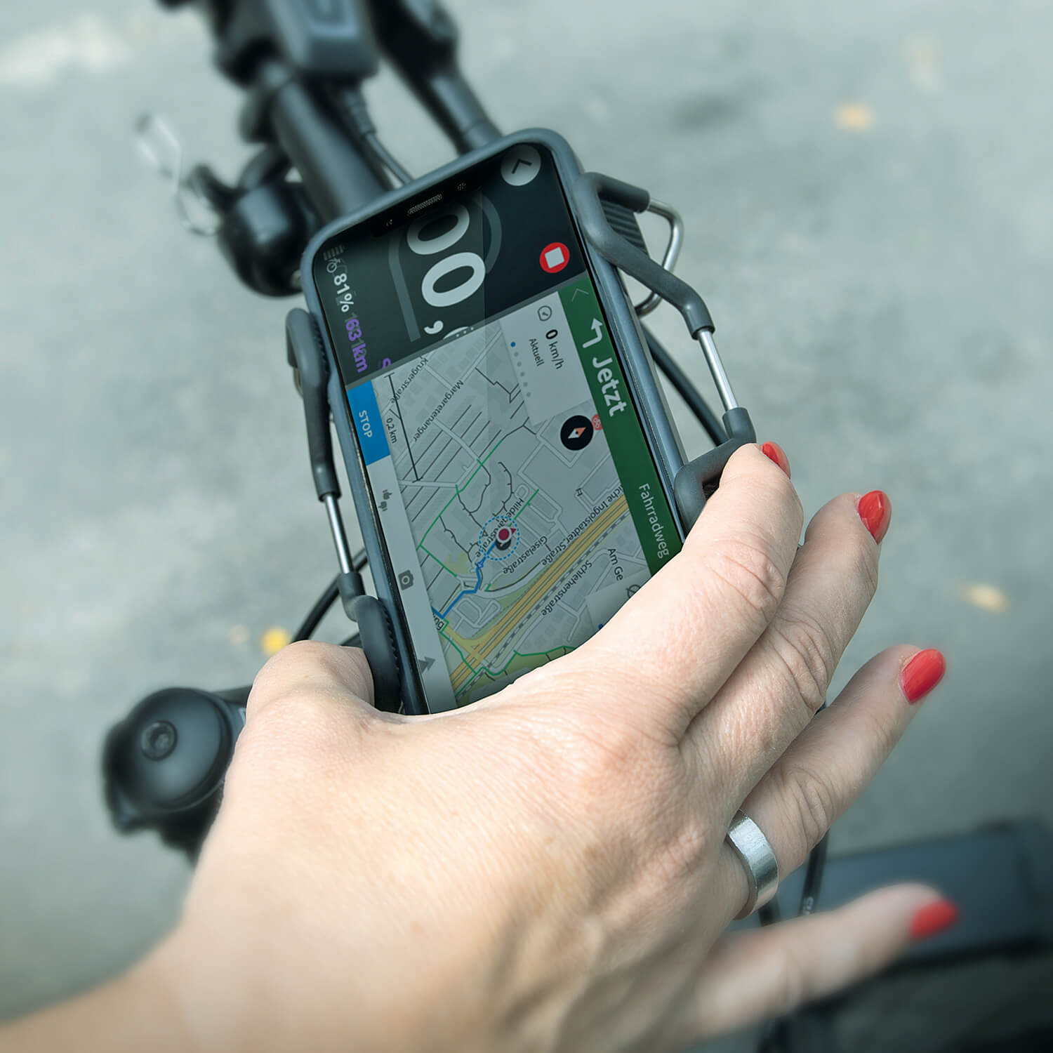 Крепление на руль SKS SMARTGRAB 360, для смартфона фото 5