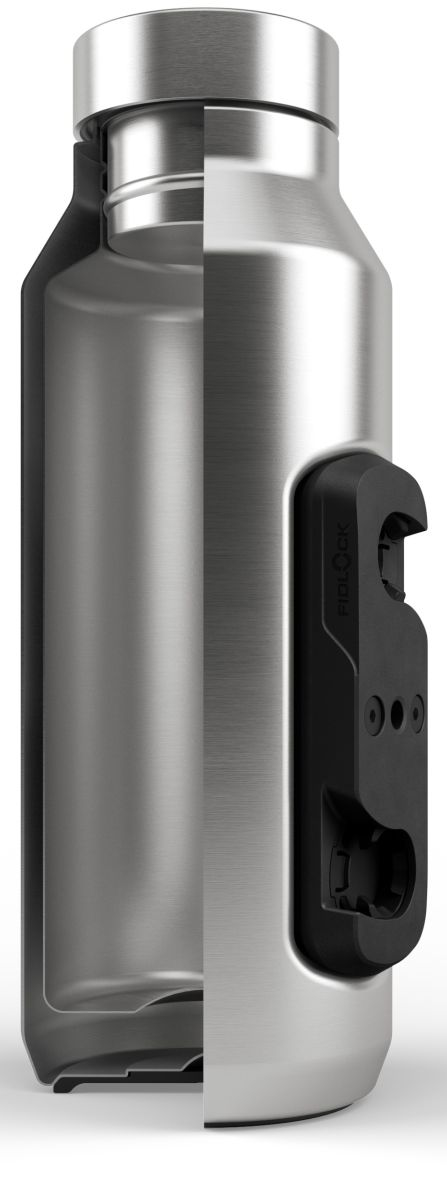 Термофляга 0,5 Fidlock TWIST STEEL BOTTLE 500 Insulated + BIKE BASE, Silver фото 4