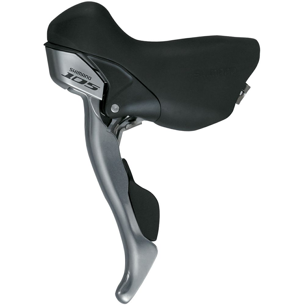 Ручка перемикання лев. Shimano ST-5700 105 DUAL CONTROL 2шв. + Тросик 1800мм black фото 