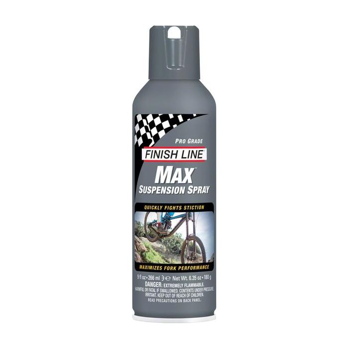 Спрей-смазка Finish Line MAX - Pro-grade Suspension Spray - 9oz (266ml Aerosol) фото 
