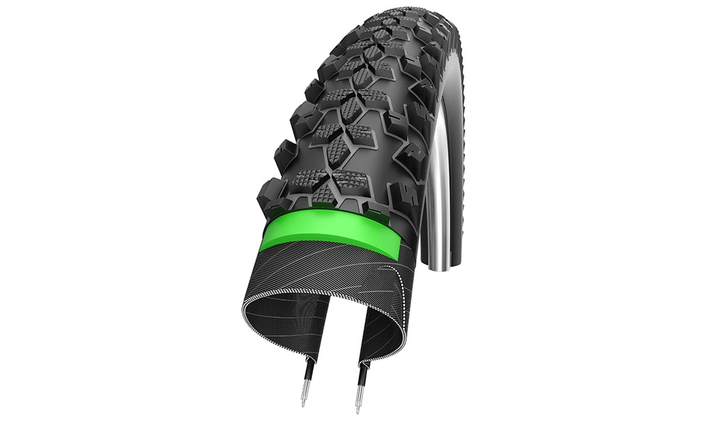 Покрышка 26x2.10 (54-559) Schwalbe SMART SAM PLUS HS367 G-Guard SnakeSkin B/B-SK DC фото 