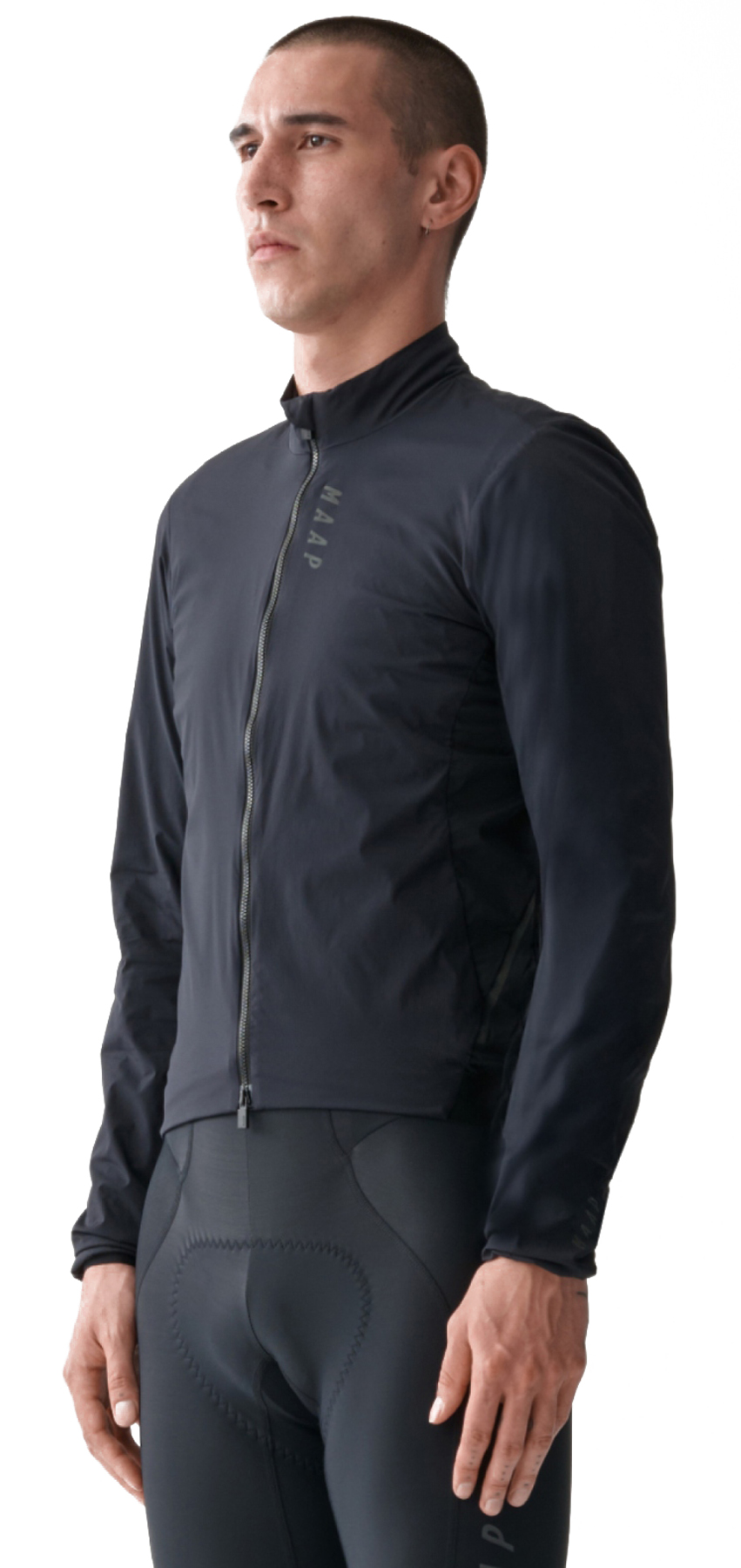 Велокуртка MAAP Flow Insulated Jacket 2 Jet Black, чоловіча, XXL фото 2