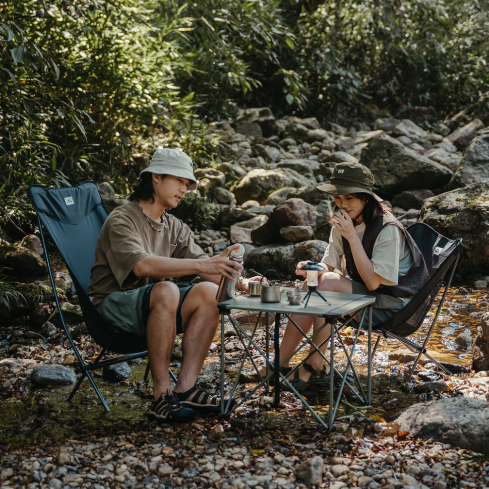 Крісло складане Naturehike Stellaluna L04 CNK2450JJ015, розмір L, сіре фото 10