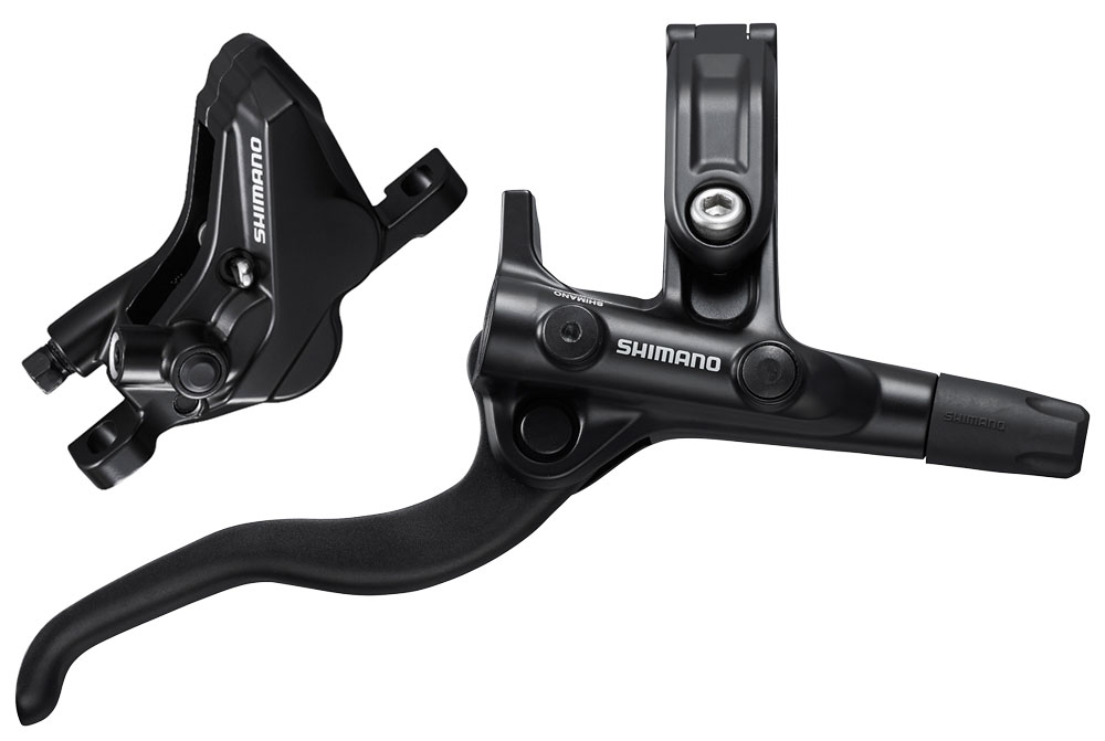 Гальмо дискове гідравлічне Shimano MT420 заднє (права ручка BL-MT4100, 4-поршн. каліпер BR-MT420, J-kit гідролінія 1700мм, D03S) фото 
