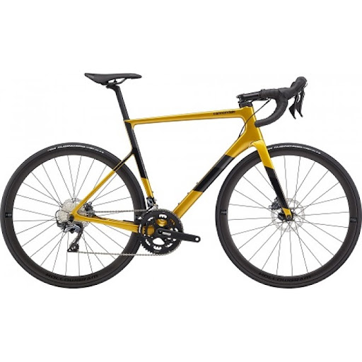 Велосипед 28" Cannondale SuperSix EVO Carbon Disc Ultegra рама - 54см 2020 GDF, золотий