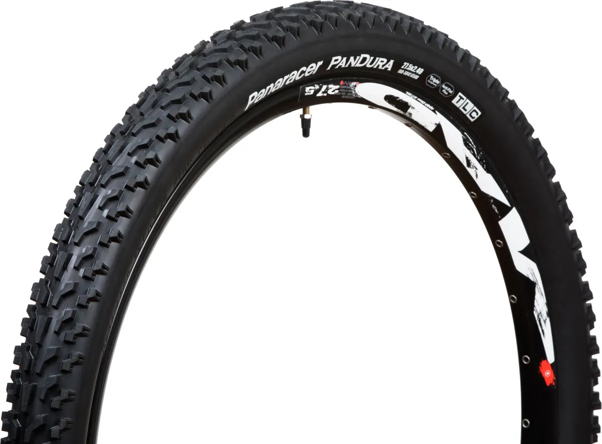 Покрышка 27.5x2.40 Panaracer PanDura TLC, Folding, черная фото 