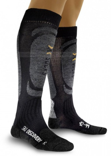 Термоноски лыжные Discovery  x-socks , X13 Black/Antracite, 39/41 фото 