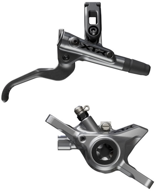 Тормоз дисковый гидравлический Shimano BL-M9200 / BR-M9200 XTR SET, передний+задний (Post Mount, 2-Piston, J-Kit 1000 и 1700 мм) фото 1