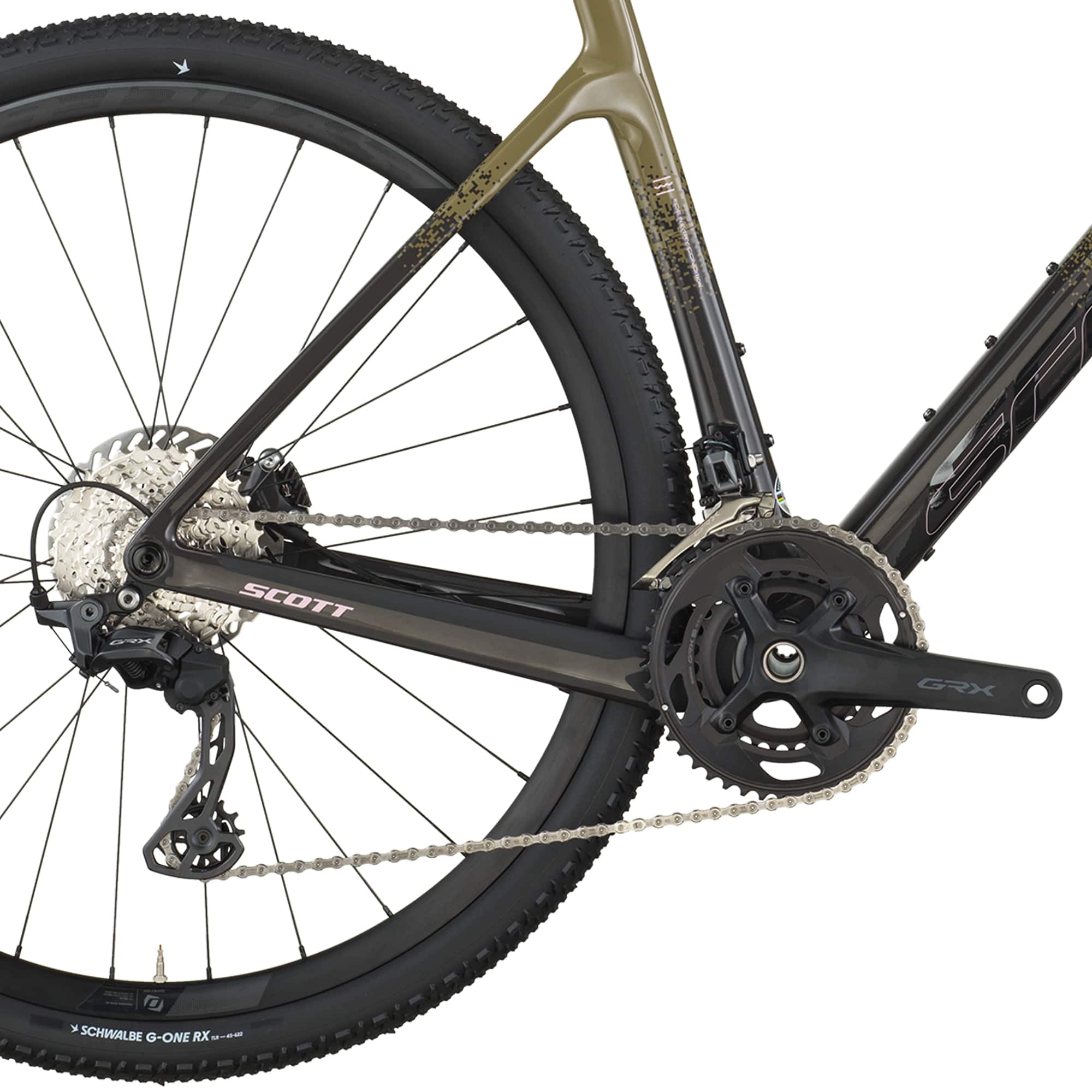 Велосипед 28" Scott ADDICT GRAVEL 40 рама - M Khaki Green / Carbon Black B6 фото 6
