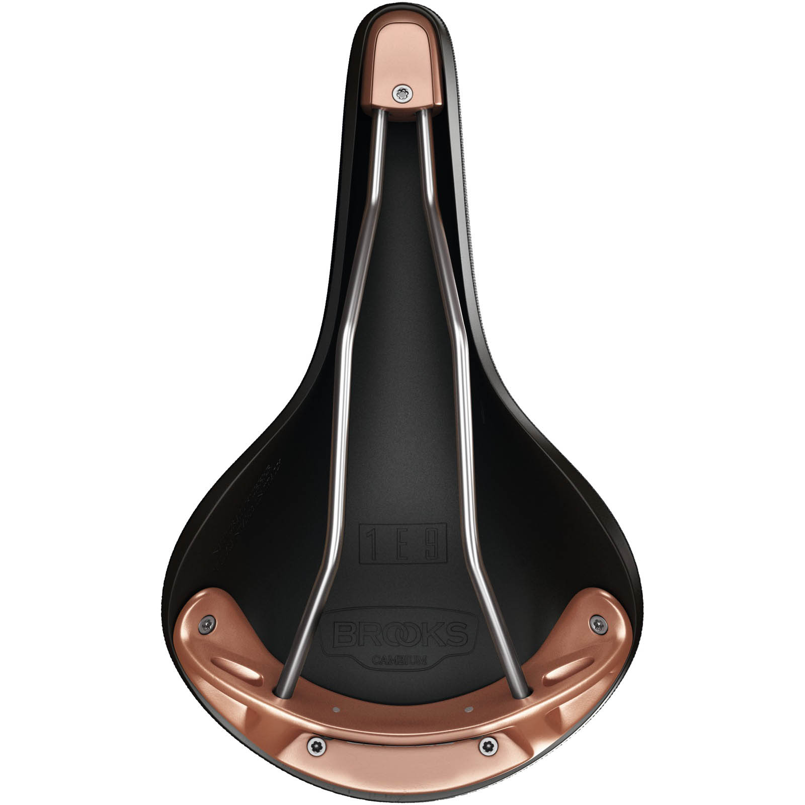 Сідло Brooks CAMBIUM C17 Special ORGANIC Black with Copper Riv фото 4