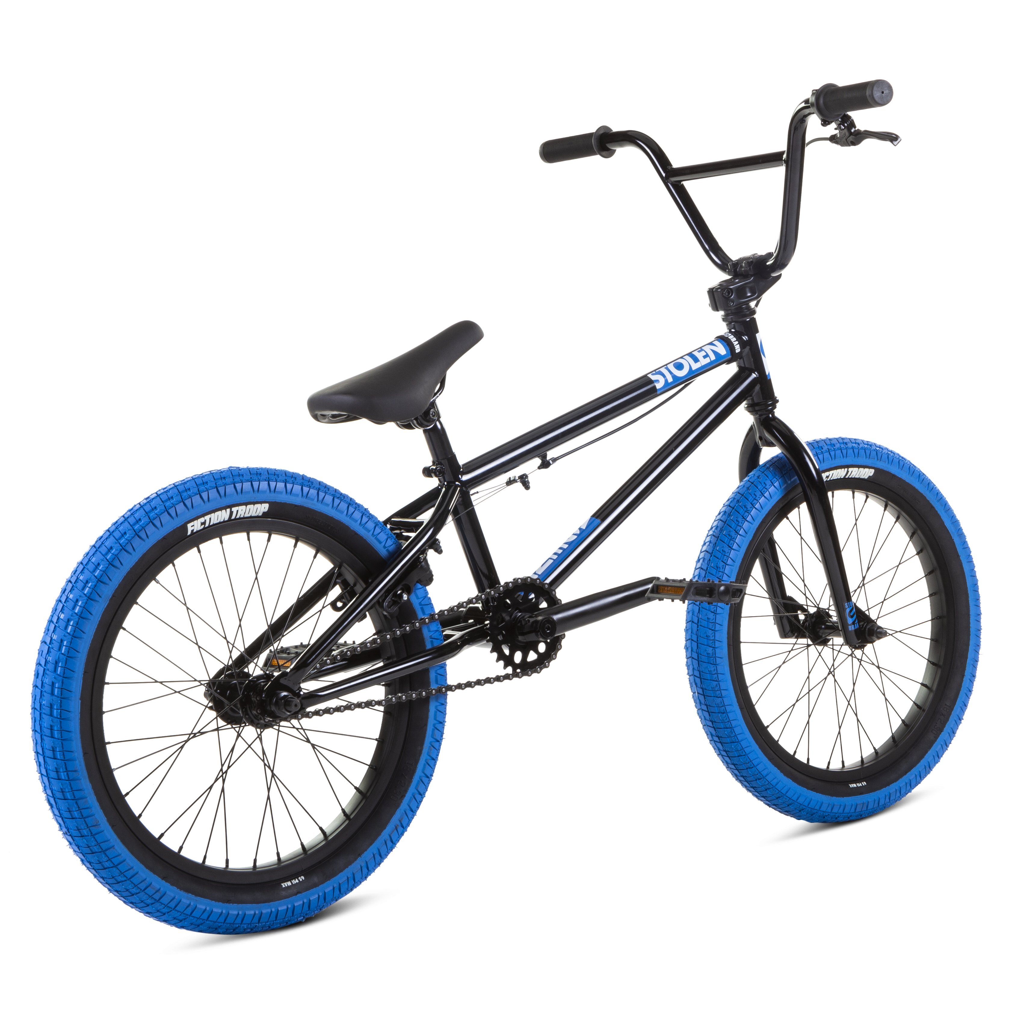 Велосипед 18" Stolen AGENT 18.00" BLACK W/DARK BLUETIRES A3 фото 3