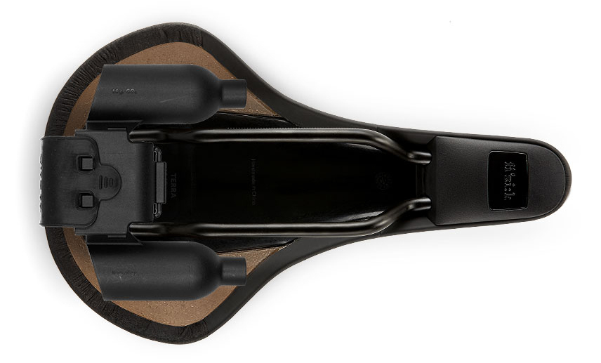 Сідло Fizik Terra Alpaca X5 + carriage kit - 145mm, All-mountain, Enduro, 372гр, black фото 2