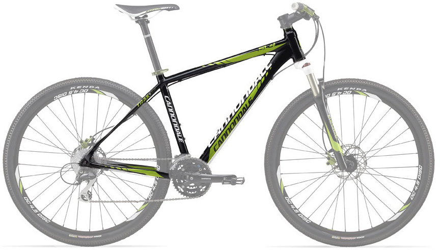 Рама Cannondale 29 "Trail SL 4 рама - S чорна 2012 фото 