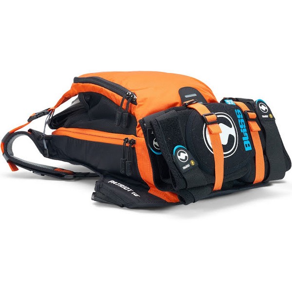 Рюкзак USWE PATRIOT Backprotector (защита спины) 15, оранжевый с черным фото 7