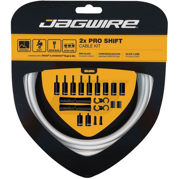 Комплект JAGWIRE 2X Pro Shift Kit PCK500, для переключателей на две строны, black фото 1