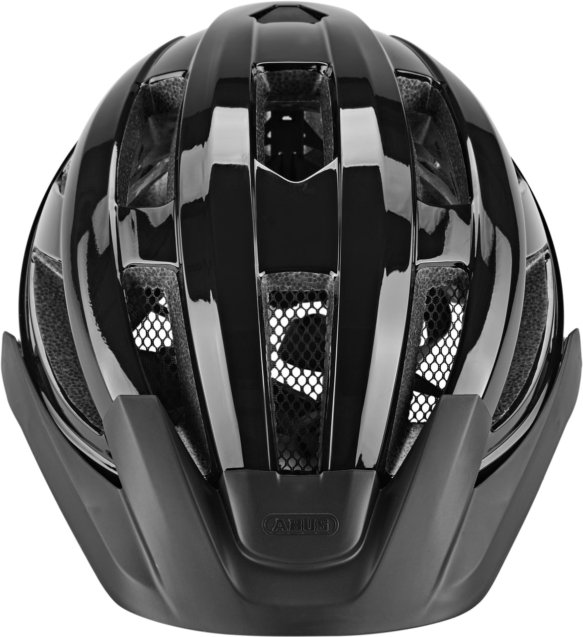 Шлем ABUS MACATOR, размер L (58-61 см), Shiny Black, черный фото 4