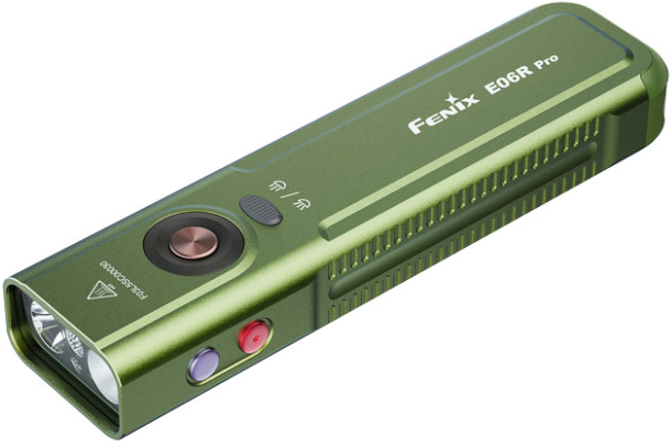 Фонарь наключный Fenix E06R Pro, зеленый фото 