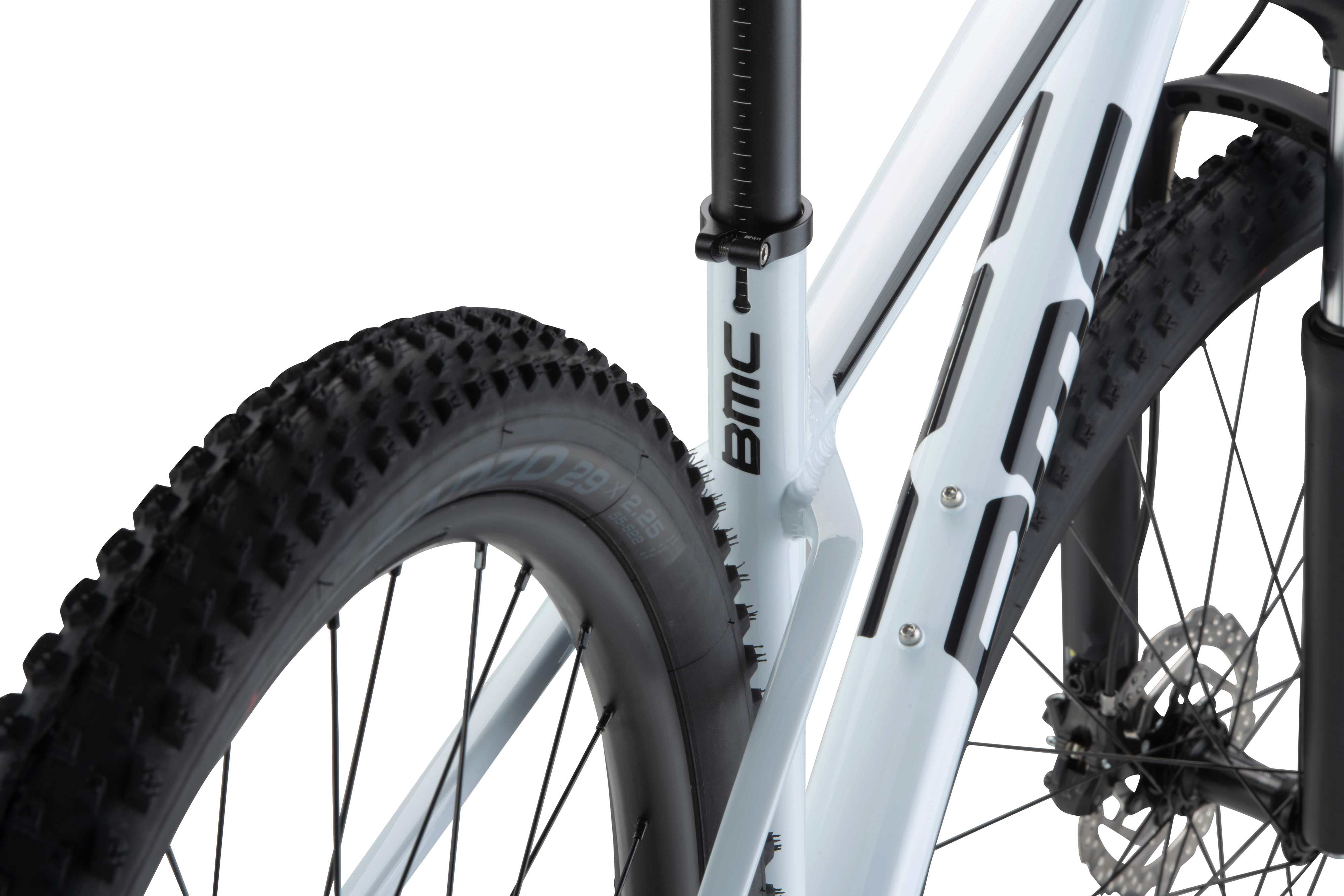 Велосипед 29" BMC TWOSTROKE AL FIVE рама - М White & Black A3 фото 4