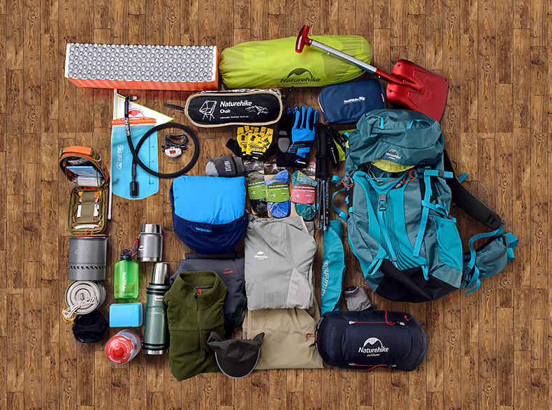 Рюкзак Naturehike NH16Y020-Q, 55 л, голубой фото 5
