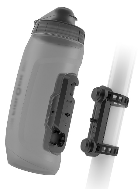 Фляга 0,59 Fidlock TWIST BOTTLE 590 + UNI BASE, прозрачный/черный фото 