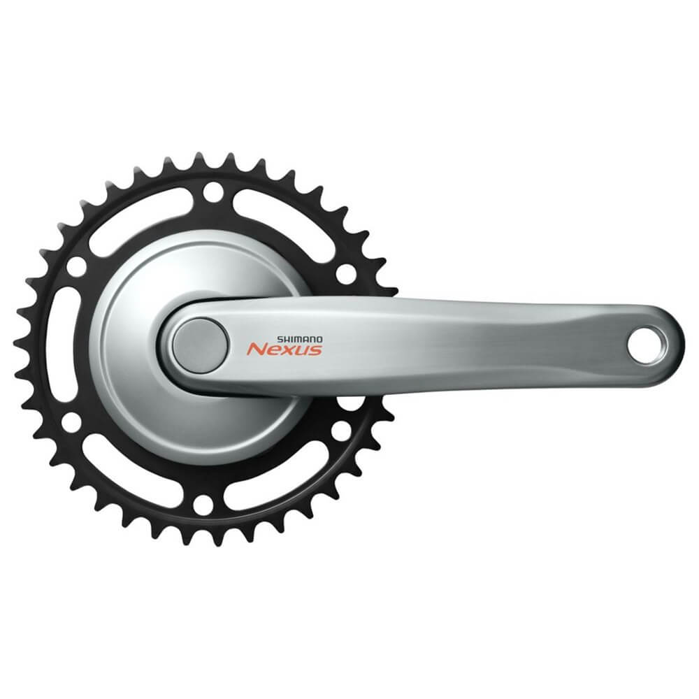 Шатуны Shimano FC-C6000 NEXUS, 170мм, 38зуб., серебристые. фото 
