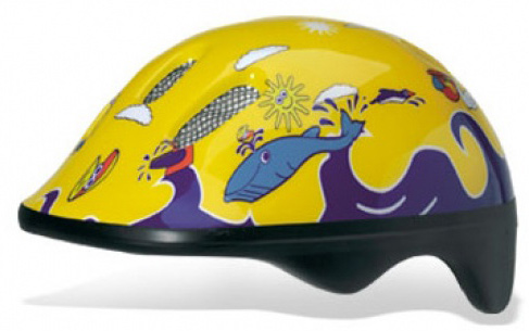Шлем детский Bellelli FISH YELLOW size-M (желтый (море))