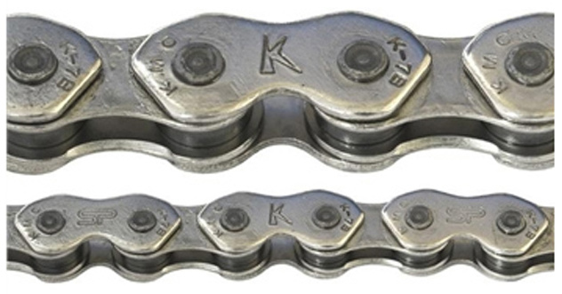 Ланцюг інд. 100 зв. 1 / 2x1 / 8 KMC K710 silver / silver фото 
