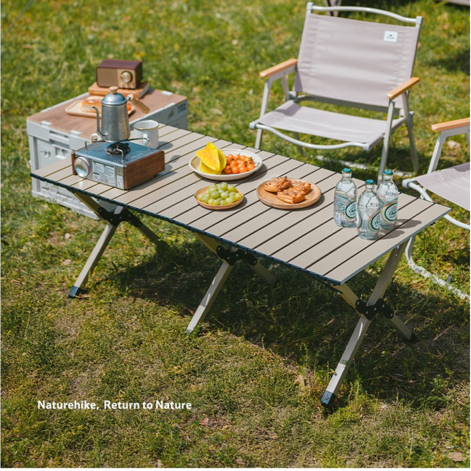 Стол складной Naturehike Star Jane T01 CNK2550JJ018, 89х60x44,5 см, бежевый фото 4