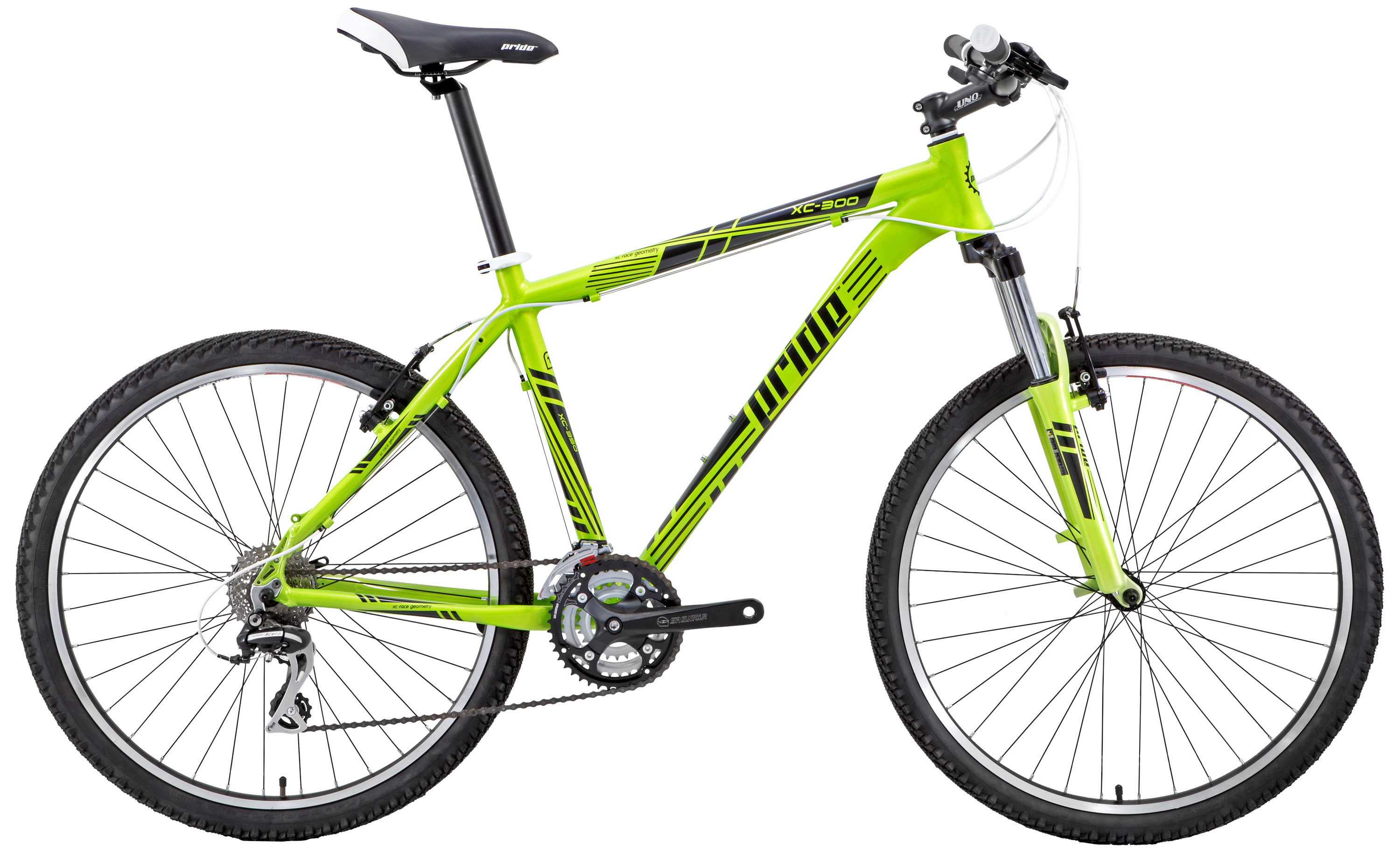 Велосипед 26" Pride XC-300 рама - 17" зелен. 2013 фото 1